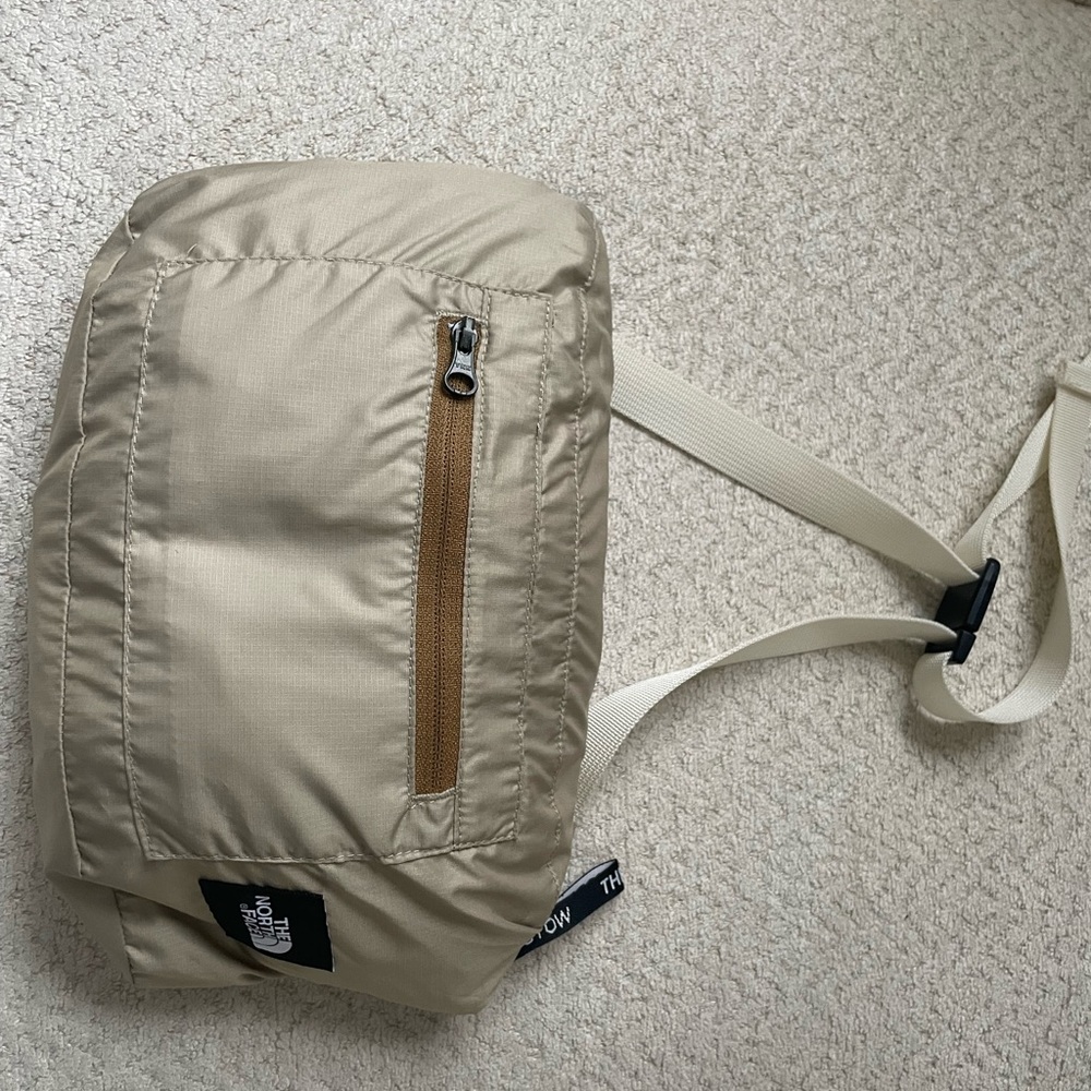 The North Face Cream Belt Bag Lightweight Nylon